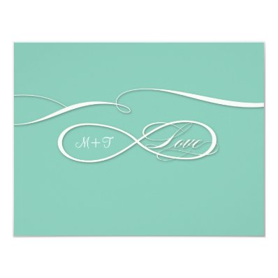 Infinity Symbol Sign Infinite Love Wedding Set Invite