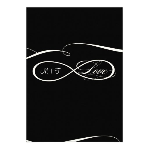 Infinity Symbol Sign Infinite Love Weddings Scroll Announcements