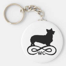 Infinity Welsh Corgi Keychain