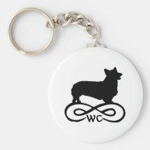 Infinity Welsh Corgi Keychain
