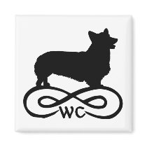 Infinity Welsh Corgi magnets by dogsandhorses Infinity Welsh Corgi magnets