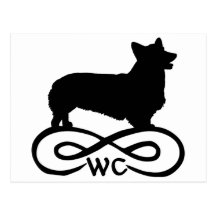 Infinity Welsh Corgi Postcards
