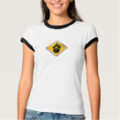 ladies_casual_ringer_tshirt - A symbol can be recognized as having the same meaning to speakers of different languages.: Sizes  Available colors: whiteblack