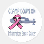 Inflammatory Breast Cancer Round Sticker