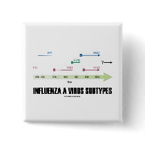 Influenza A Virus Subtypes (Health Medicine) buttons by wordsunwords Influenza A Virus Subtypes (Health Medicine) buttons