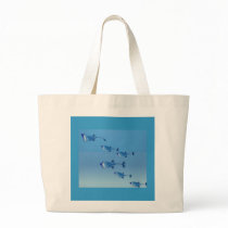 Info Fish Family Canvas Bag