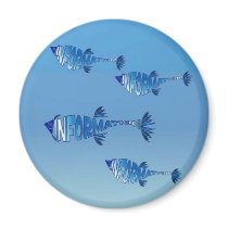 Info Fish Family Fridge Magnets