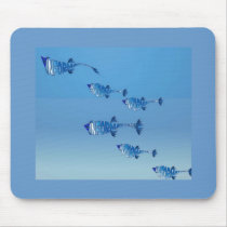 Info Fish Family Mouse Pad