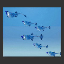 Info Fish Family posters