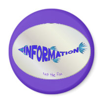 Info Fish Refrigerator Magnet