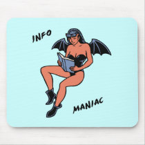 Info Maniac mousepads by kbilltv Info Maniac mousepads