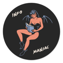 Info Maniac Stickers