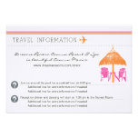 Information Card - Boarding Pass Personalized Invitations
