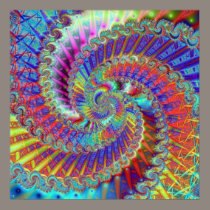 Information Chaos. poster print fractal confuse posters