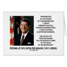 Information Oxygen Modern Age David Goliath Quote Greeting Card