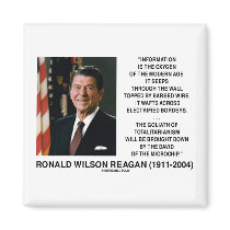 Information Oxygen Modern Age David Goliath Quote Refrigerator Magnets