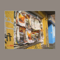 informative Plakatwand - informative billboard postcards