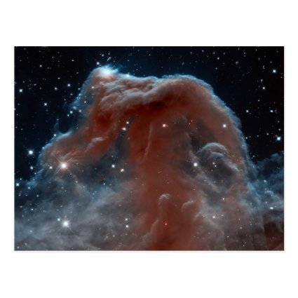 Infrared Horsehead Nebula Post Card