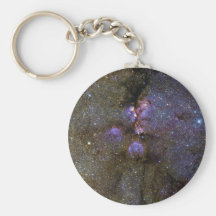 Infrared Image of the Cat's Paw Nebula NGC 6334 Keychain