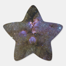 Infrared Image of the Cat's Paw Nebula NGC 6334 Sticker