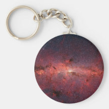 Infrared Image of the Milky Way Galaxy Key Chains
