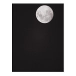 Infrared moon. postcard