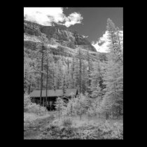 Infrared Mount Robson BC Poster posters