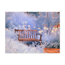 Infrared Park Bench postcards