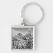 Infrared photo in East side of Yosemite National 2 Keychain