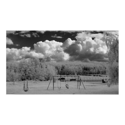 Infrared Playground in Canada Poster by mrInfrared