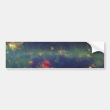 Infrared Portrait of the Inner Milky Way Galaxy Bumper Stickers