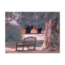 Infrared solitude postcards