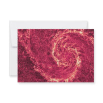 Infrared Whirlpool Galaxy Messier 51a NGC 5194 Personalized Invite
