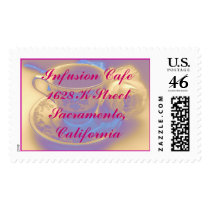 Infusion Cafe postage by joyfully_damned Infusion Cafe postage