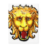  ing Lion Big Game Wild Cat Postcard