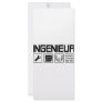 ingenieur with tools icon full color rack card