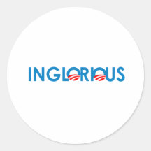 INGLORIOUS ROUND STICKER