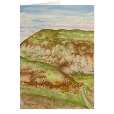 "Ingram Valley" Greeting Card by MaryMcandrew