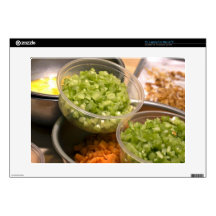 Ingredients of Veggie and Egg Food Skins For 15" Laptops