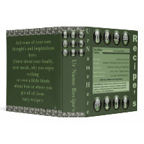 Ingredients To Customize Recipe Book binders