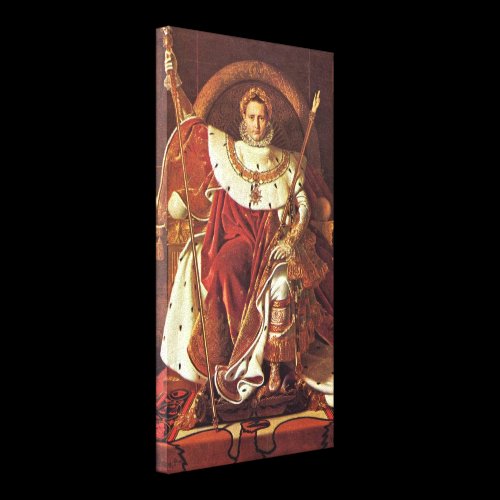 Ingres Jean Dominique - Portrait of Napoleon I Gallery Wrap Canvas