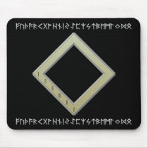 Ingwaz Rune gold Mousepad