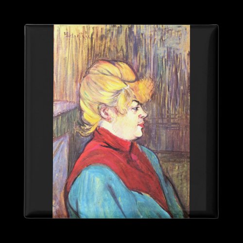 Inhabitant of the House of Joys - Toulouse-Lautrec Refrigerator Magnet