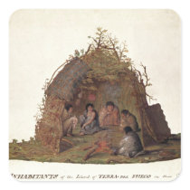 Inhabitants of the Island of Terra del Fuego Sticker