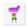 Inhaler Kid Refrigerator Magnet Inhaler Kid Refrigerator Magnet
