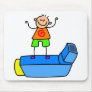 Inhaler Kid Mouse Pad Inhaler Kid Mouse Pad