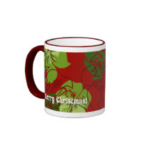 "Iniki Point" Xmas Mug in Red