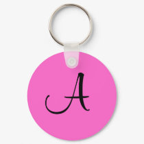 Initial "A" Key Ring keychains by LSwythe Initial "A" Key Ring keychains