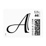 Initial 'A' Postage