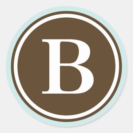 10,000+ Letter B Stickers And Letter B Sticker Designs | Zazzle